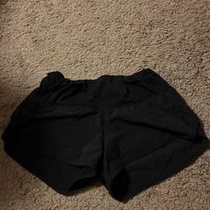 Used black Lululemon shorts